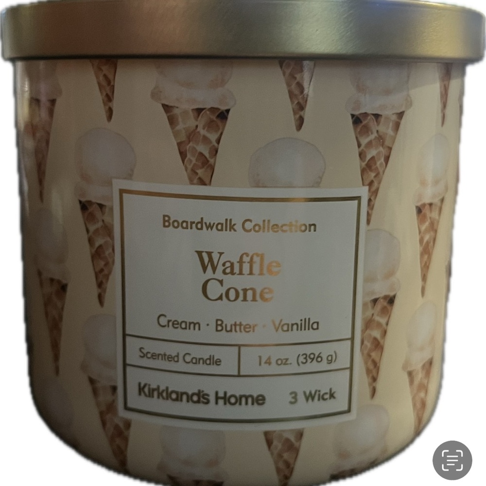 Kirklands Waffle Cone Scented Candle